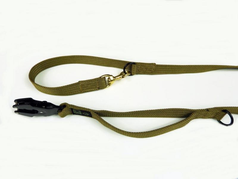K9 Thorn Guinzaglio rimovibile con impugnatura anteriore Kong Frog, coyote