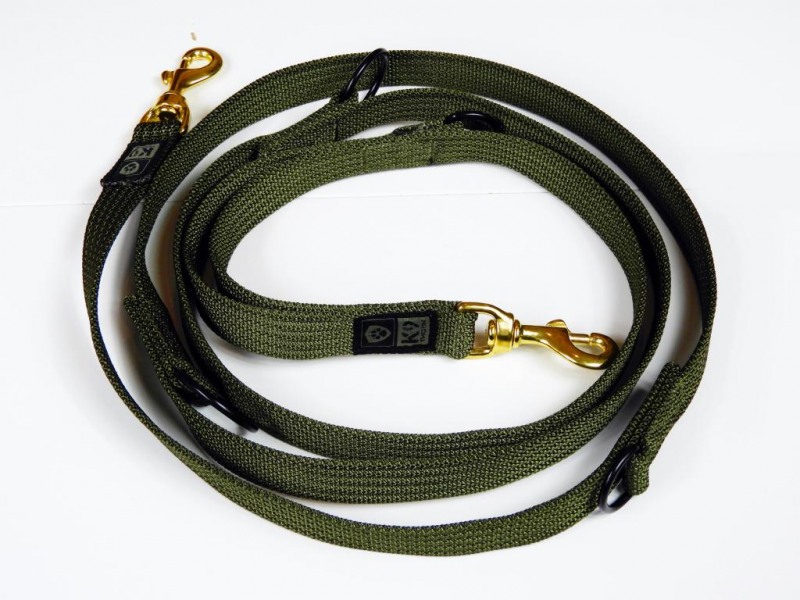 K9 Thorn Guinzaglio rimovibile con maniglia anteriore, oliva