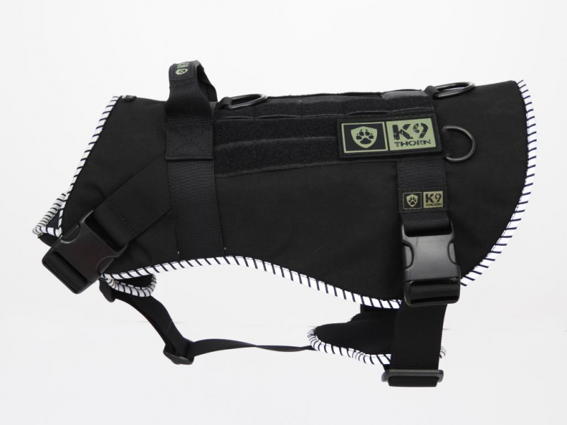 K9 Thorn Echo L imbracatura con elemento riflettente, nero