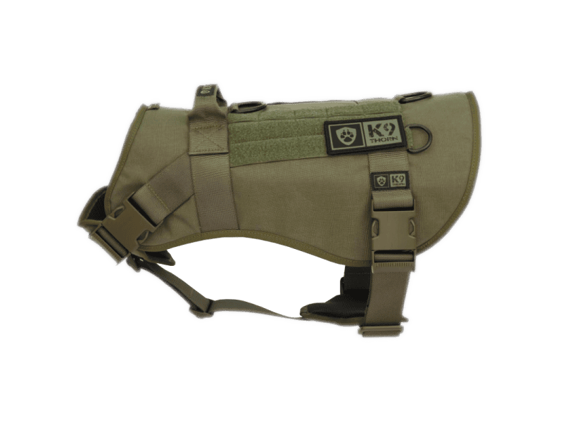 K9 Thorn Echo M imbracatura con elemento riflettente, oliva