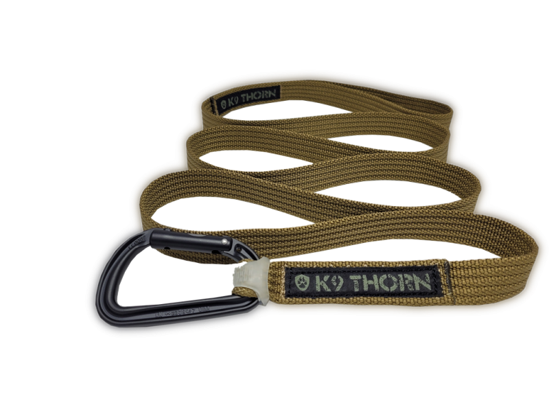 K9 Thorn Express guinzaglio 200 cm, coyote marrone