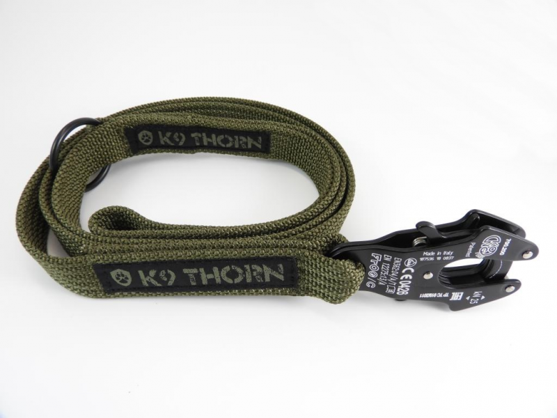 K9 Thorn Kong Frog Guinzaglio 150 cm, oliva