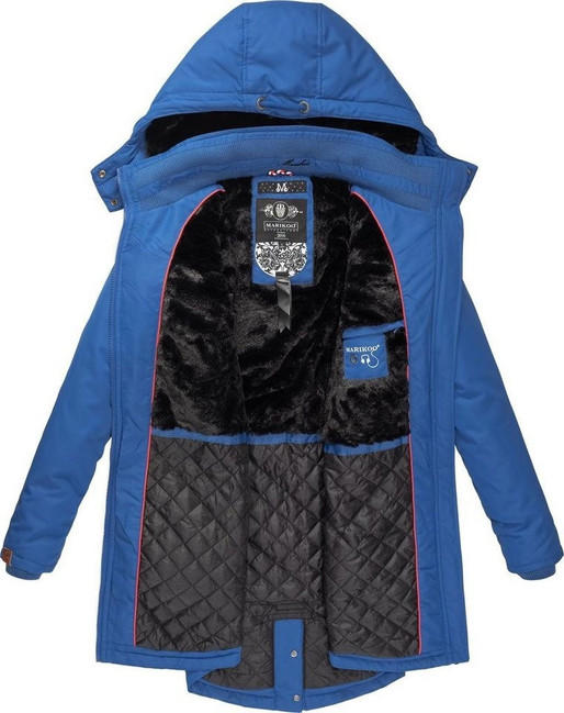 Marikoo Kamii giacca invernale da donna con cappuccio, blu