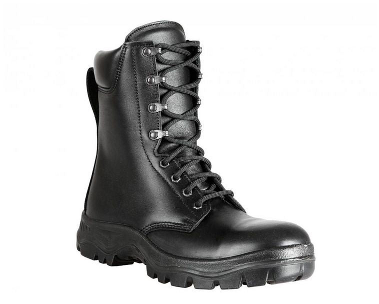 Prabos Uniform stivali in pelle, nere