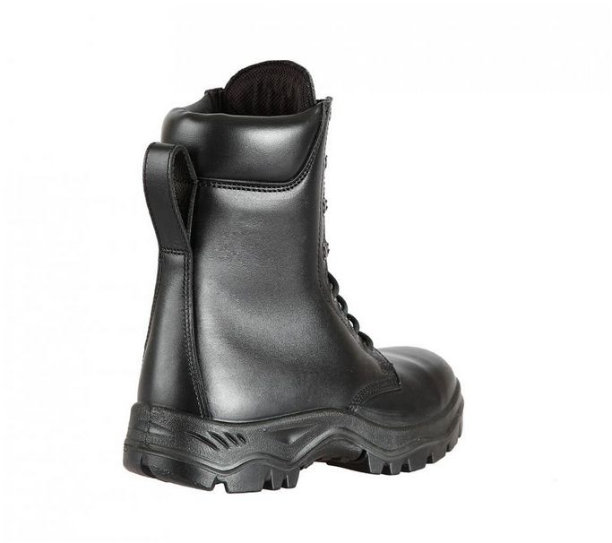Prabos Uniform stivali in pelle, nere