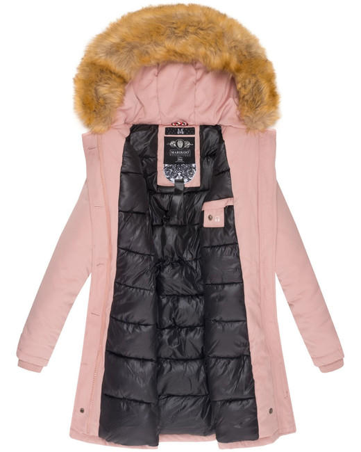 Marikoo Karmaa giacca invernale da donna con cappuccio, rosa