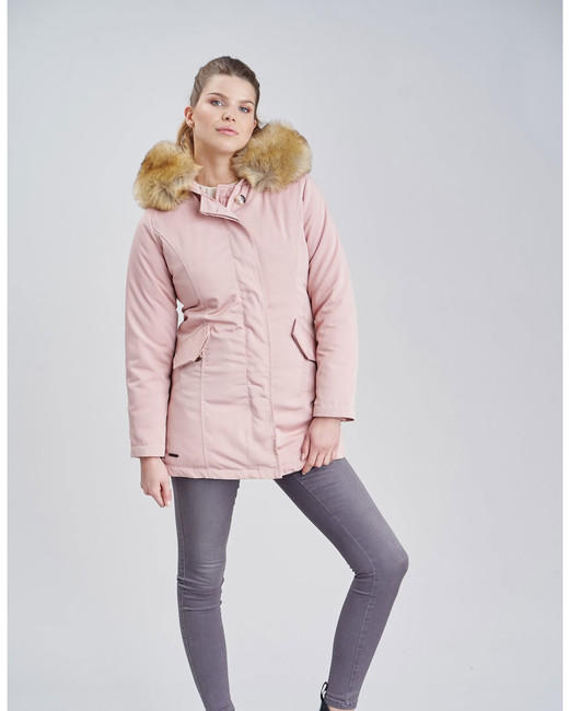 Marikoo Karmaa giacca invernale da donna con cappuccio, rosa