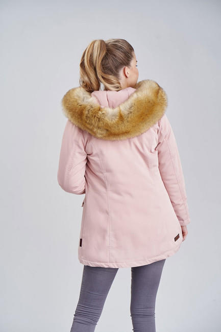 Marikoo Karmaa giacca invernale da donna con cappuccio, rosa