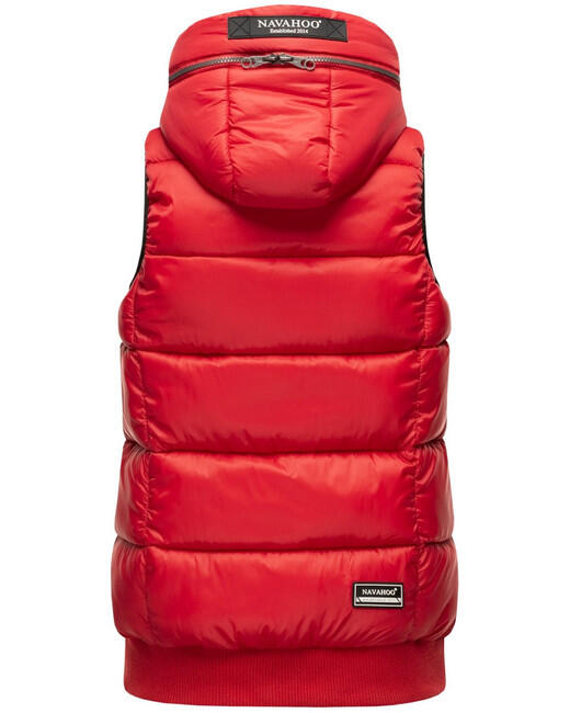 Navahoo Kassidy gilet con cappuccio da donna, rosso