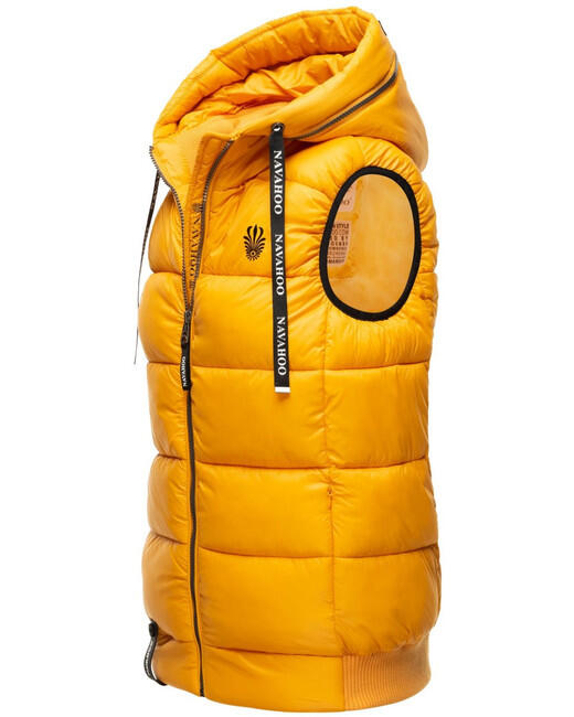 Navahoo Kassidy gilet con cappuccio da donna, giallo