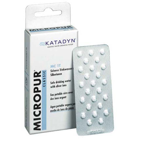 Katadyn compresse disinfettanti per acqua 100 pezzi