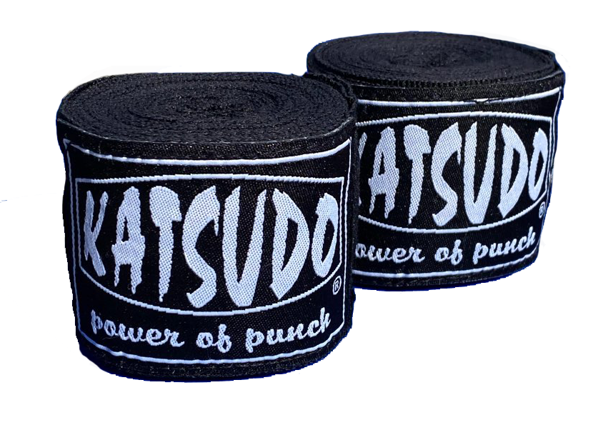 Katsudo Elastica box bandage 250 cm, nero