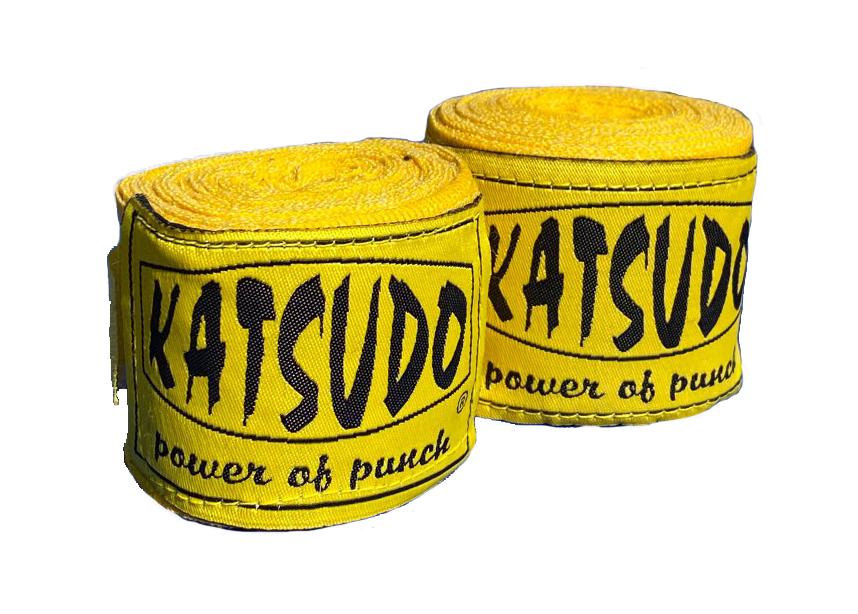 Katsudo Box bandage elastico 250 cm, giallo