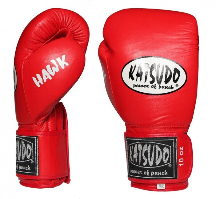 Katsudo Hawk guanti da boxe, rosso