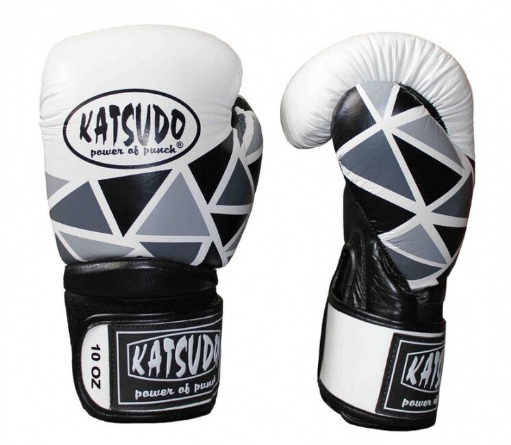 Katsudo Kink guanti da boxe, bianchi