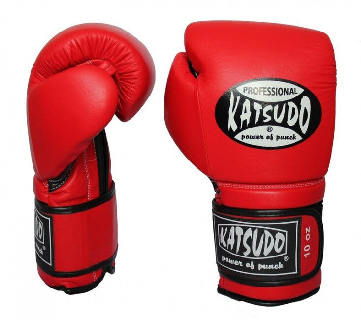 Katsudo Professional II guanti da boxe, rossi