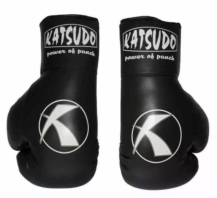 Katsudo Jumbo guanti da boxe, neri