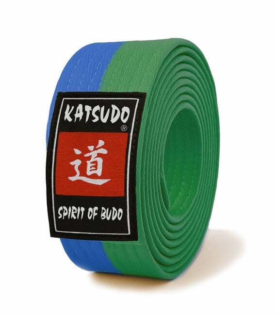 Katsudo Cintura katsudo judo verde-blu