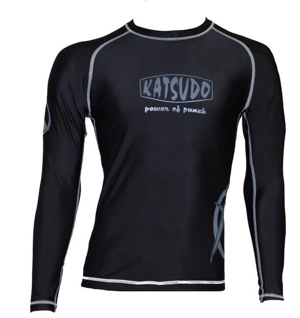 Katsudo Virago rash guard manica lunga, grigio