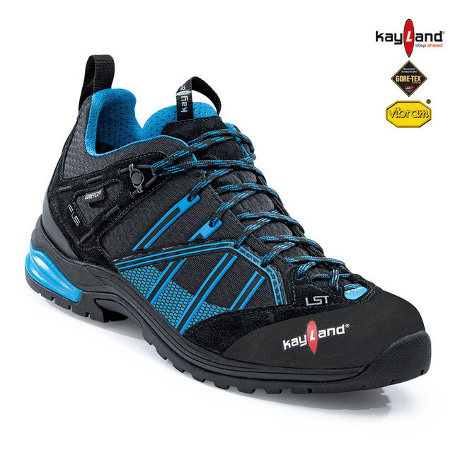 Kayland Track GTX modello basso per escursioni, nero/blu ciano KAP006M02