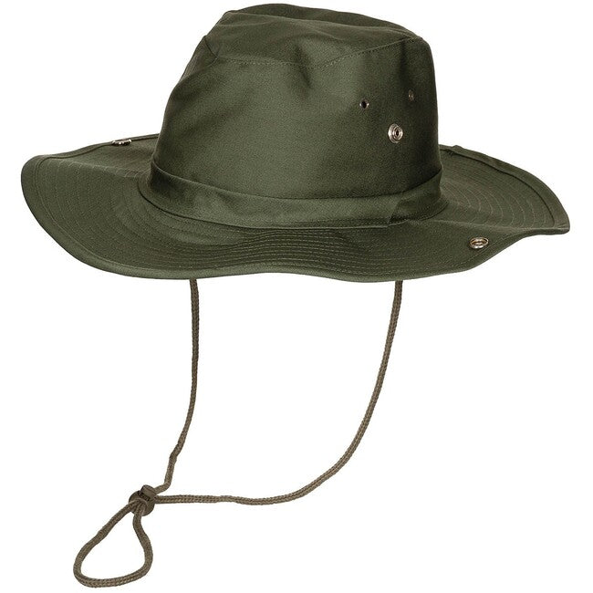 MFH Bush cappello con cordoncino, verde OD