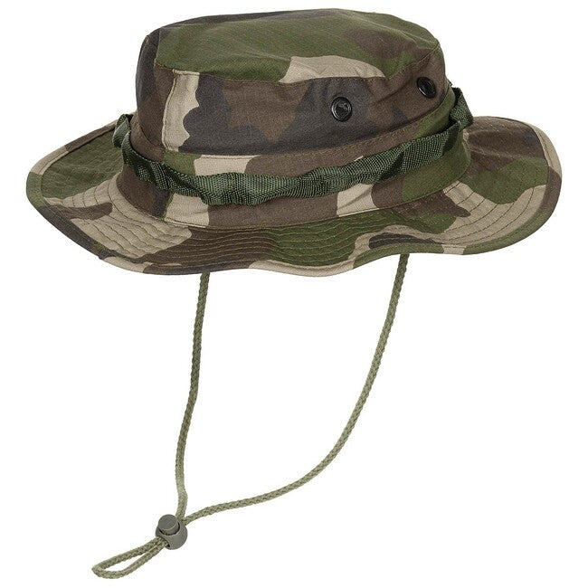 MFH Cappello americano GI Bush Rip stop con coulisse, cce camo