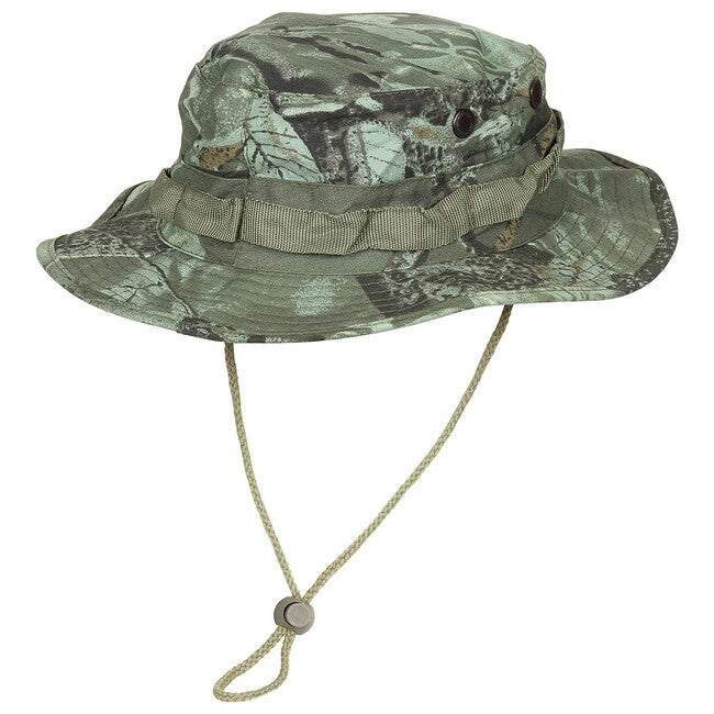 MFH Cappello americano GI Bush Rip stop con coulisse, verde scuro