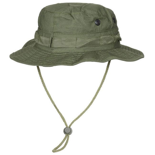 MFH Cappello americano GI Bush Rip stop con coulisse, verde OD