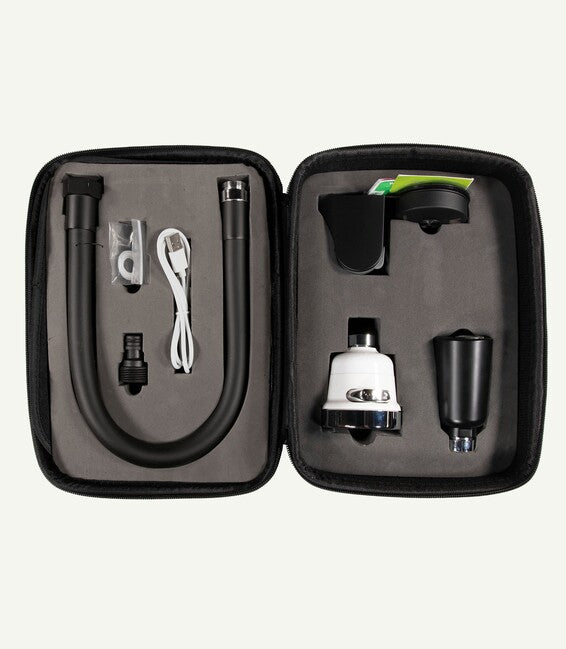 Klymit Set lavabo/doccia, bianco e nero