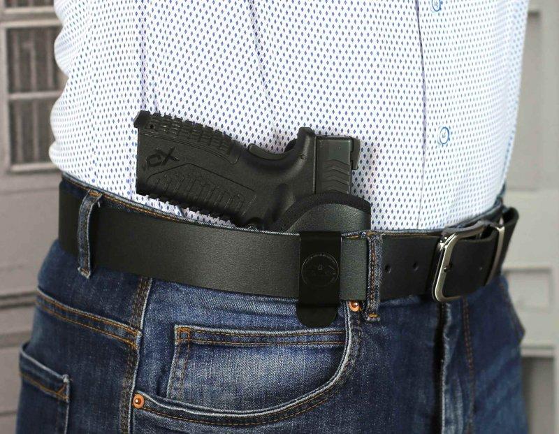 Falco Smith Fondina IWB in nylon per il trasporto all'interno dei pantaloni HK P30, neri autentico