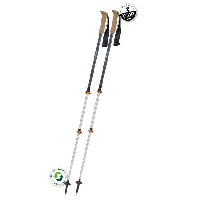 Komperdell Ridgehiker bastoncini da trekking k con sistema di assorbimento antishock