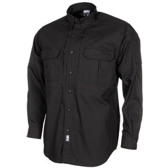 MFH Professional Attack t-shirt a maniche lunghe teflonated, nera
