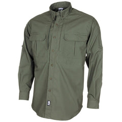 MFH Professional Attack t-shirt a maniche lunghe teflonated, verde OD