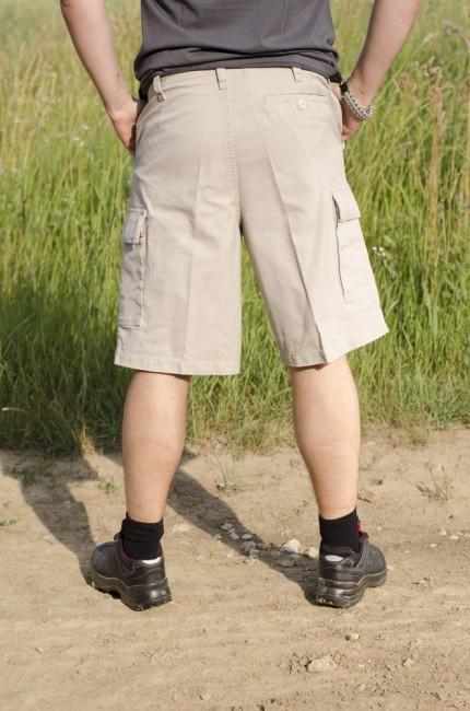 Mil-Tec Moleskin pantaloncini prewash, khaki
