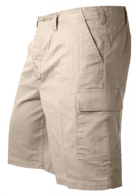 Mil-Tec Moleskin pantaloncini prewash, khaki