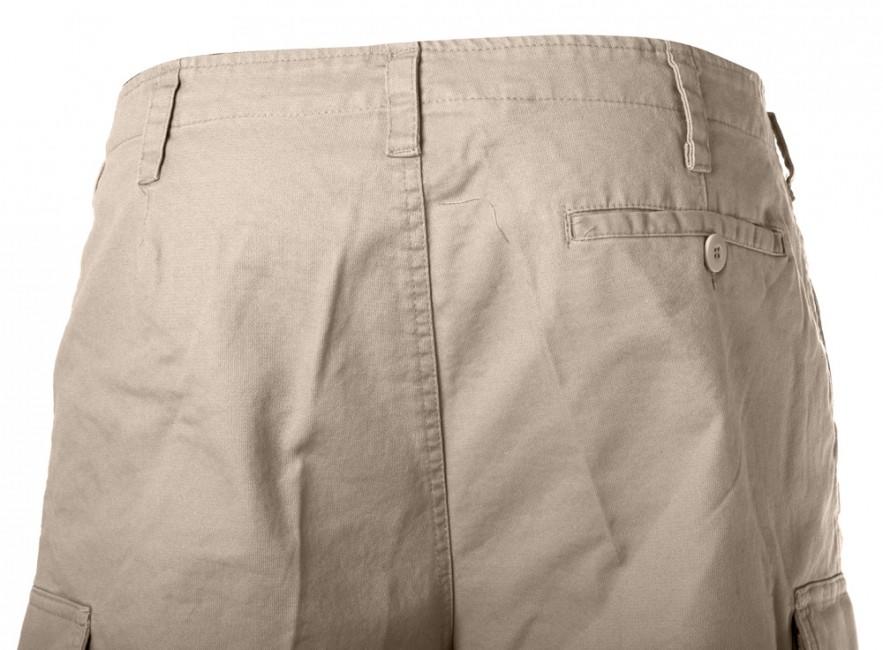 Mil-Tec Moleskin pantaloncini prewash, khaki