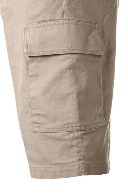 Mil-Tec Moleskin pantaloncini prewash, khaki