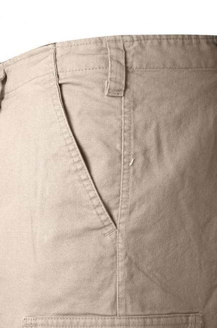 Mil-Tec Moleskin pantaloncini prewash, khaki