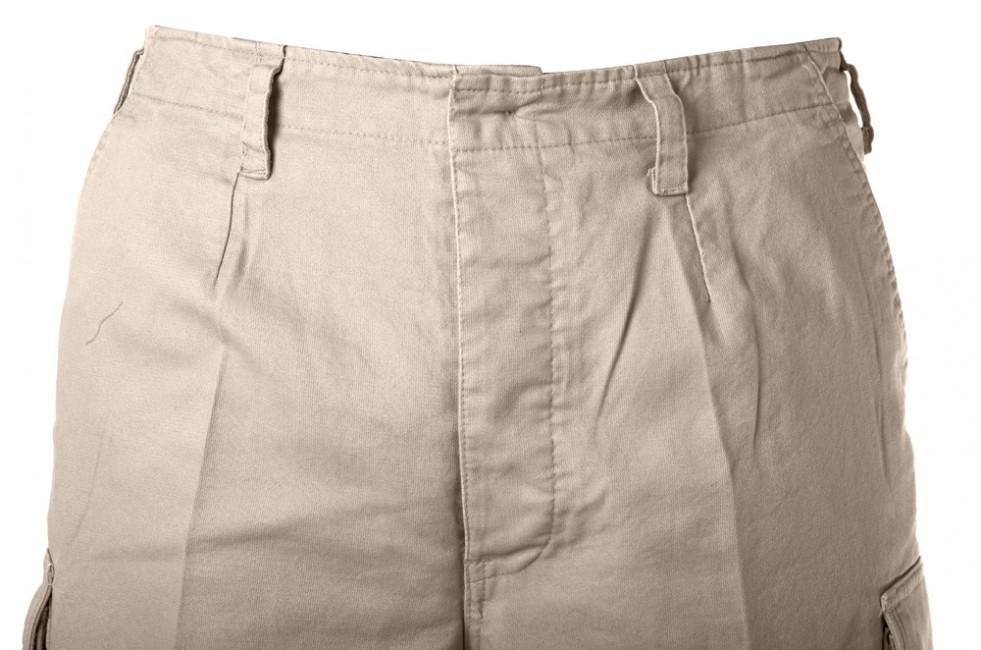 Mil-Tec Moleskin pantaloncini prewash, khaki