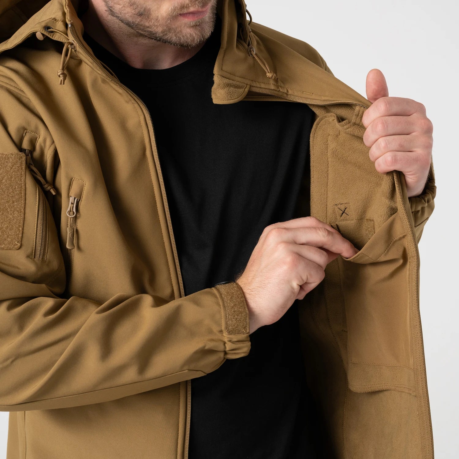 Helikon-Tex GUNFIGHTER Bunda Shark Skin, Ash Grey – detail 9