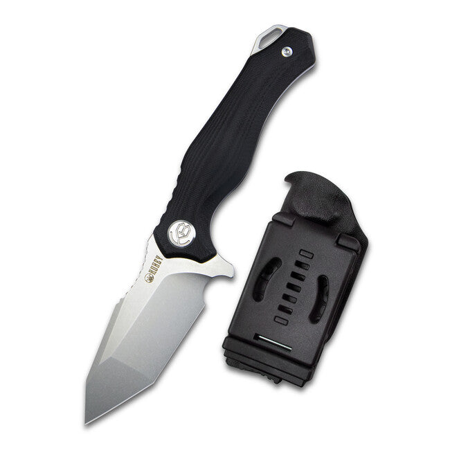 Kubey Golf coltello a lama fissa, nero
