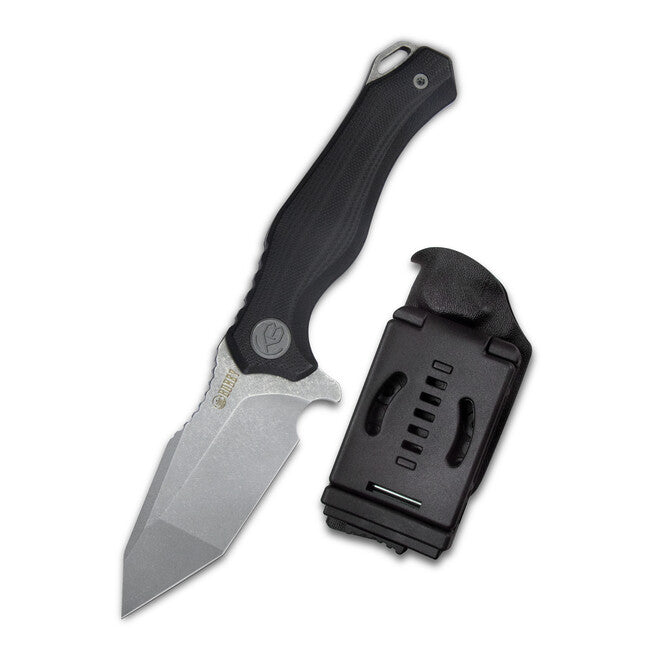 Kubey Golf coltello a lama fissa, nero