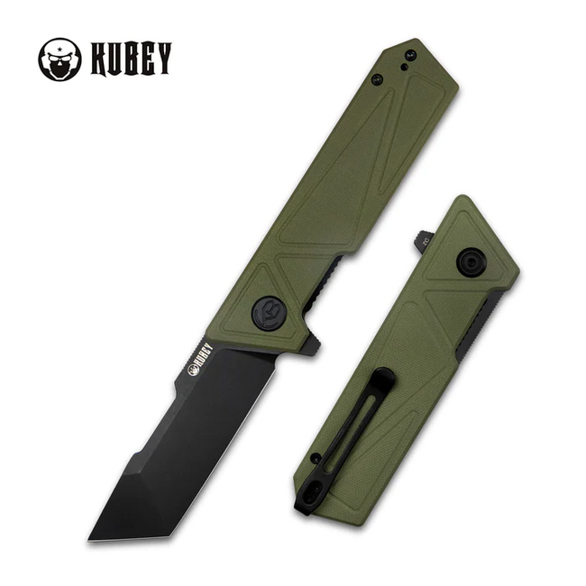 Kubey Avenger coltello da chiusura per esterni, verde