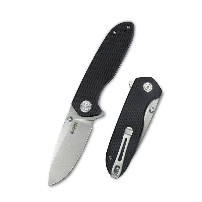 Kubey Belus coltello di chiusura, nero G10