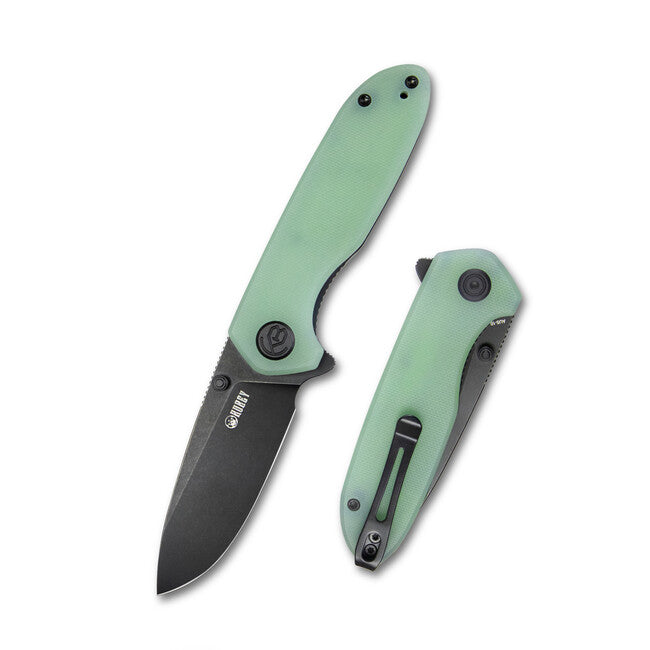 Kubey Belus coltello da chiusura, jade & black