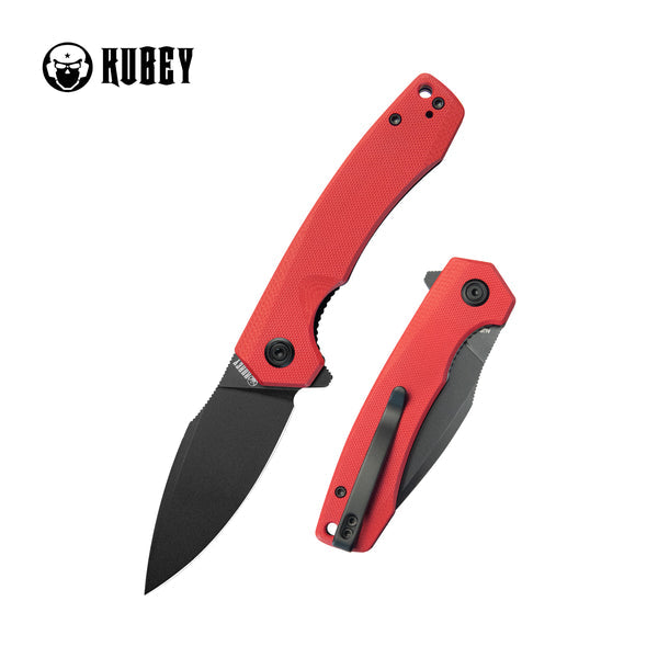 Kubey Calyce Drop Coltello di chiusura, rosso/nero