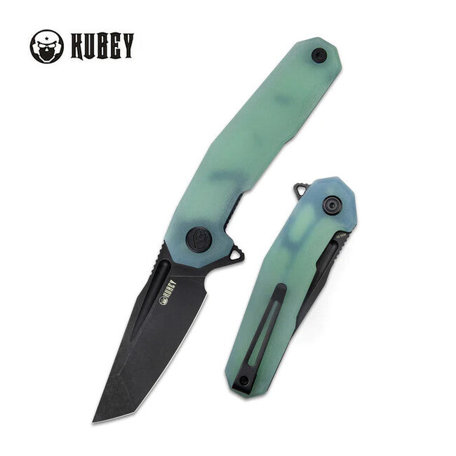 Kubey Carve coltello pieghevole, giada