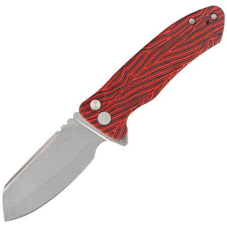 Kubey Creon S coltello da chiusura - Damasco & Rosso