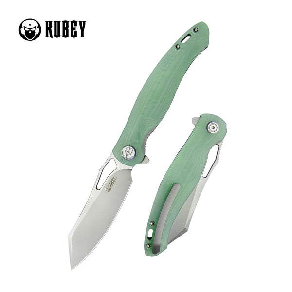 Kubey Drake coltello, acciaio aus 10, giada