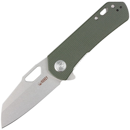 Kubey Duroc Coltello di chiusura, verde Micarta